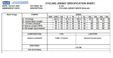 SIZING CHART Mont 2009 NoBMoB 